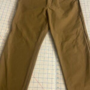 Lululemon ABC Classic Fit 5 Pocket Pants Utilitech Size 32 Artifact Copper Brown